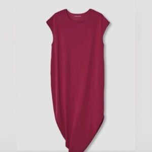 Universal Standard Cranberry Geneva Dress their sz Small or XL 14 16 GUC